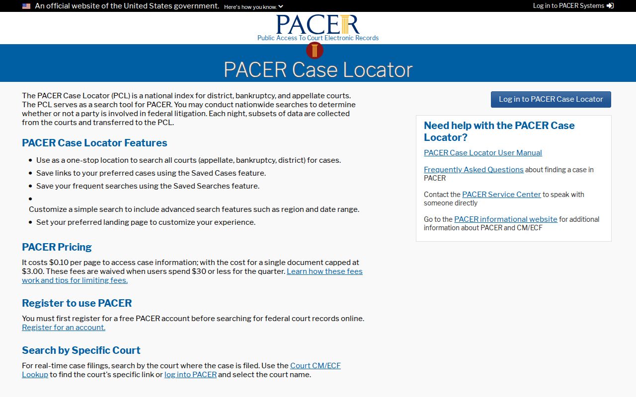 McMinn County warrant search distinguishes county court records from federal PACER dockets